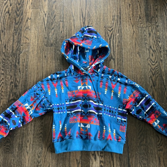 Pendleton Aqua Colab Printed Exclusive Hoodie size small - Picture 2 of 4